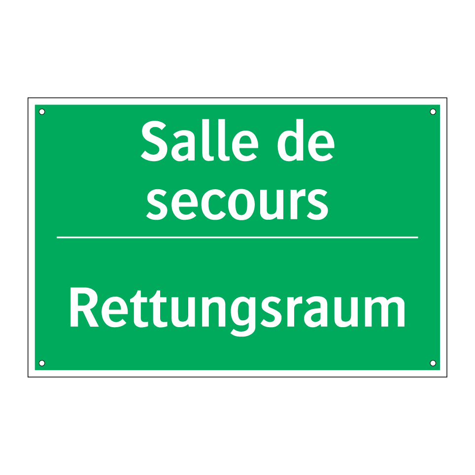 Rettungsraum - Salle de secours