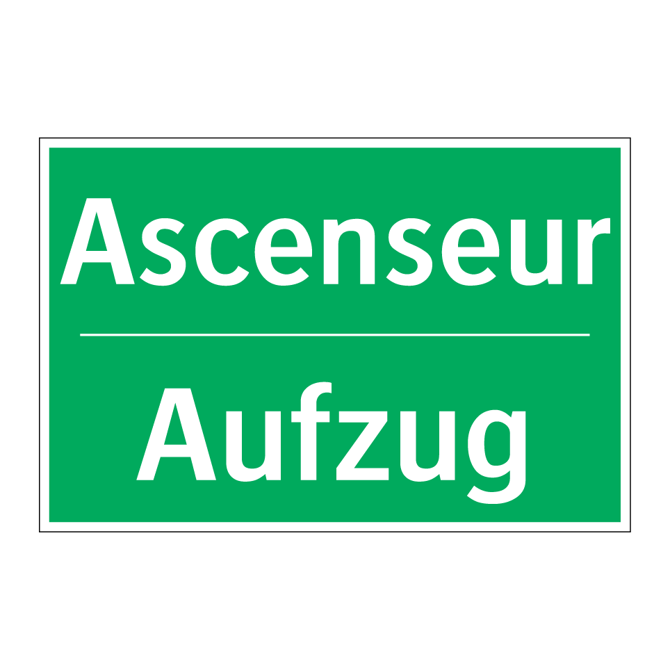Aufzug - Ascenseur