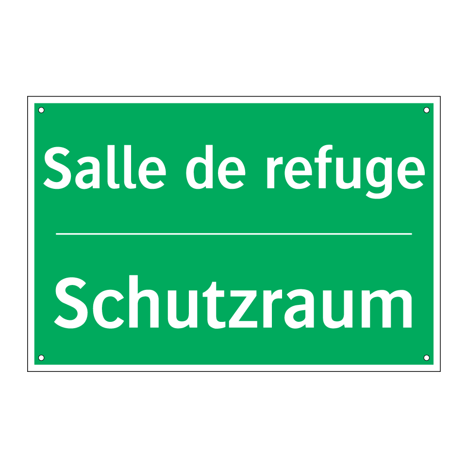Schutzraum - Salle de refuge