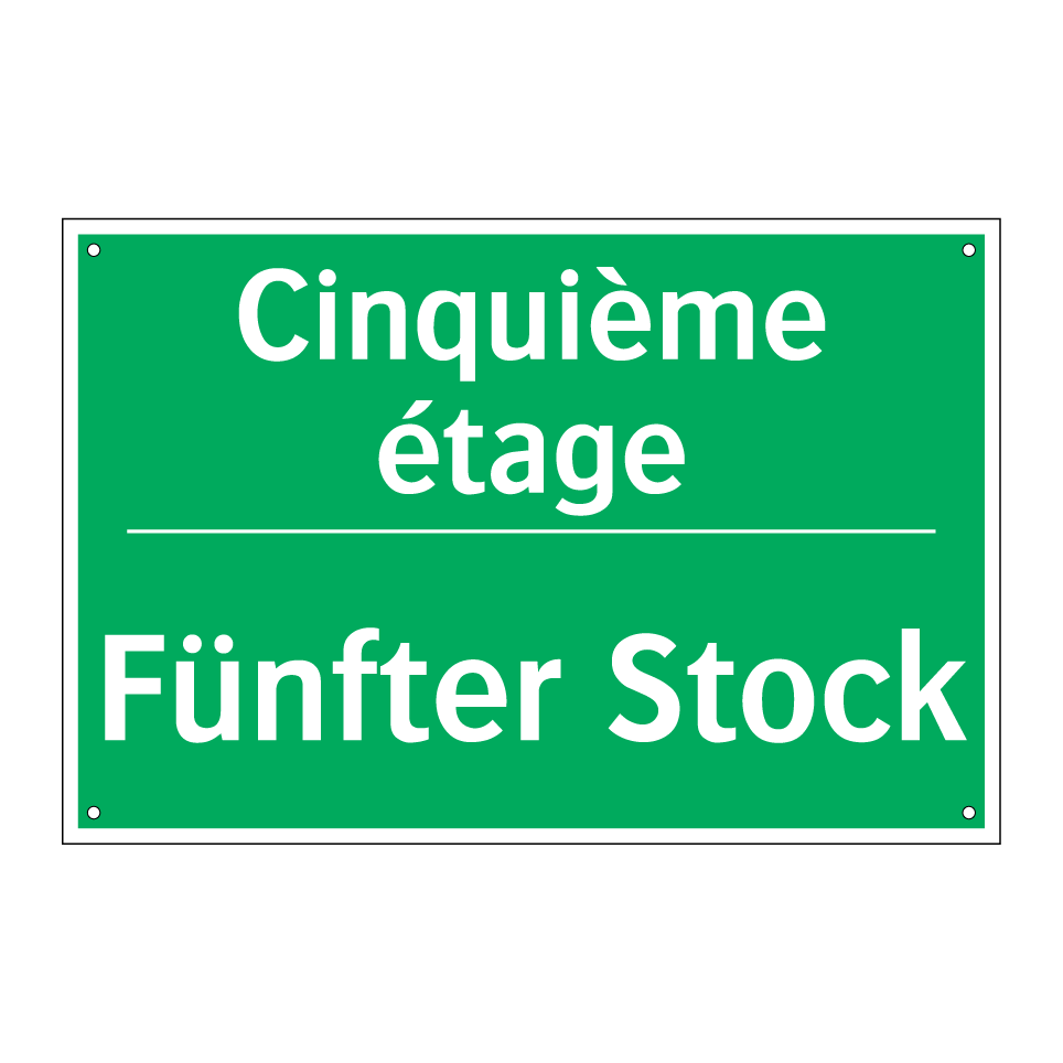 Fünfter Stock - Cinquième étage