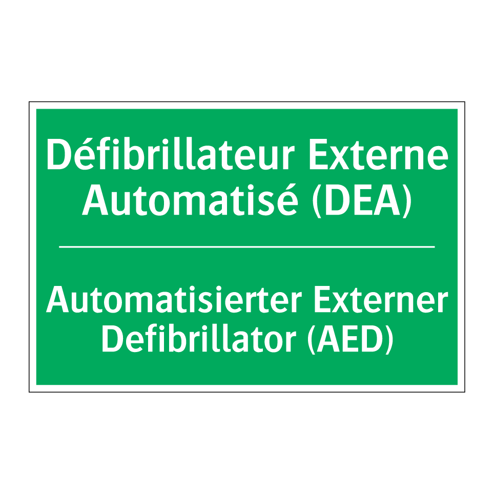 Automatisierter Externer Defibrillator /.../ - Défibrillateur Externe Automatisé /.../