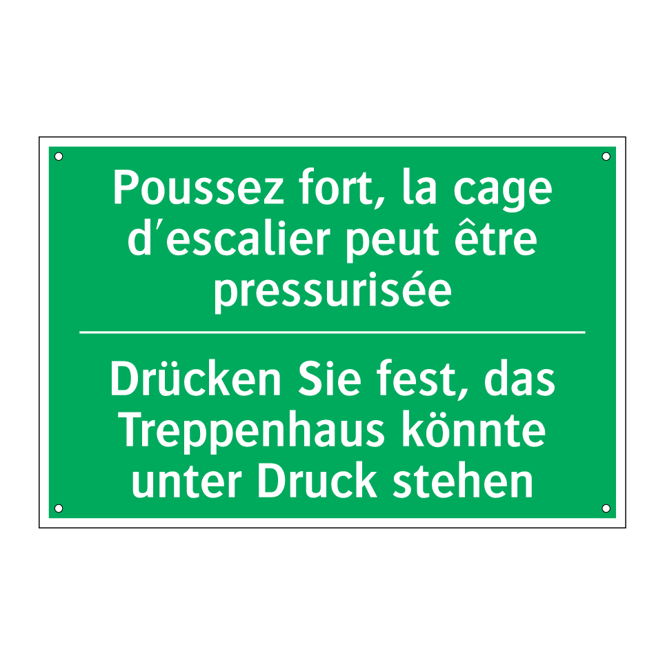 Drücken Sie fest, das Treppenhaus /.../ - Poussez fort, la cage d'escalier /.../
