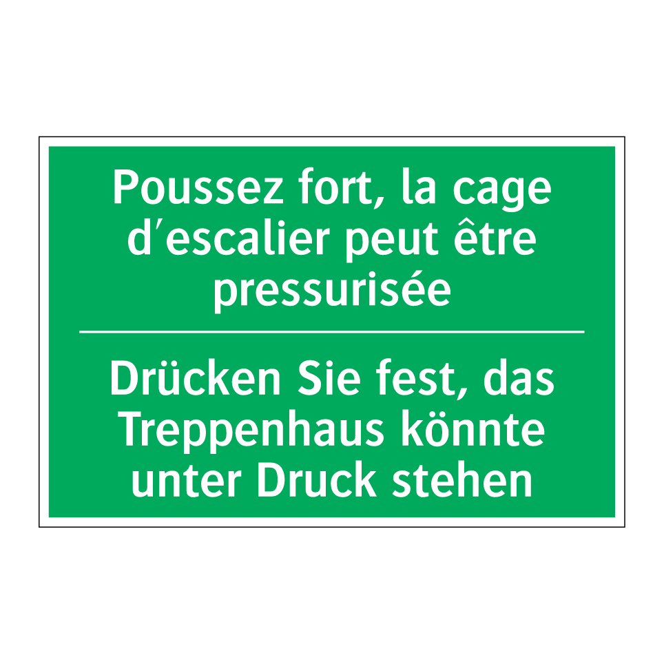 Drücken Sie fest, das Treppenhaus /.../ - Poussez fort, la cage d'escalier /.../
