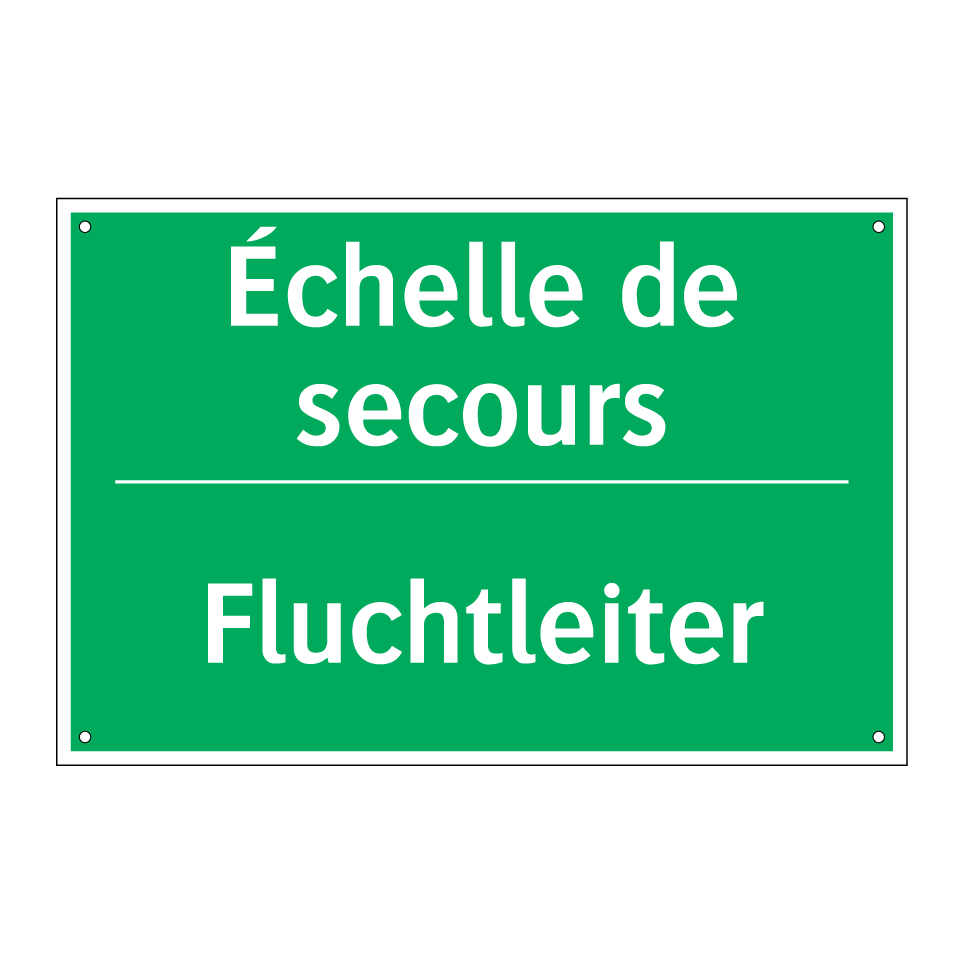 Fluchtleiter - Échelle de secours