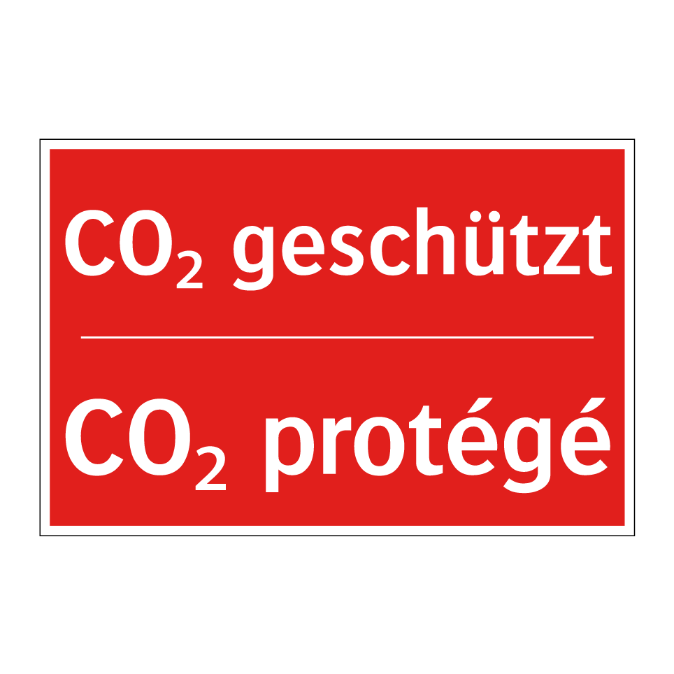 CO₂ geschützt - CO₂ protégé