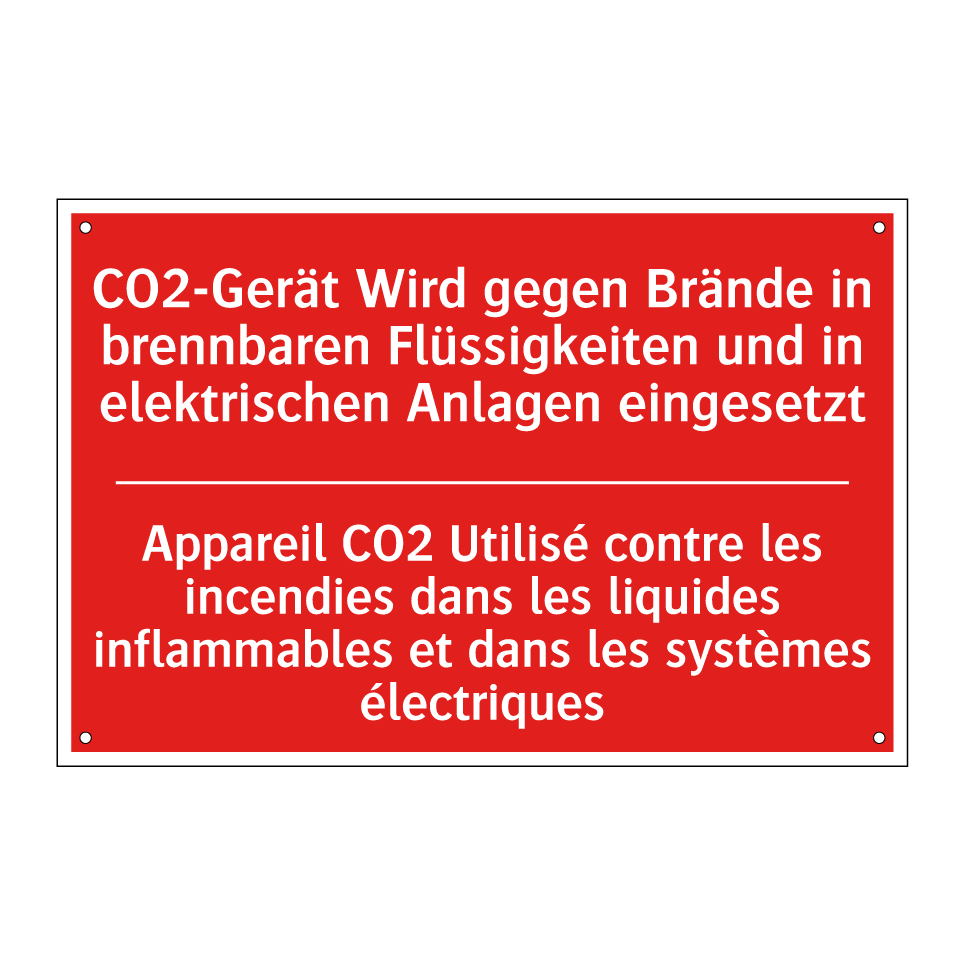CO2-Gerät Wird gegen Brände in /.../ - Appareil CO2 Utilisé contre les /.../