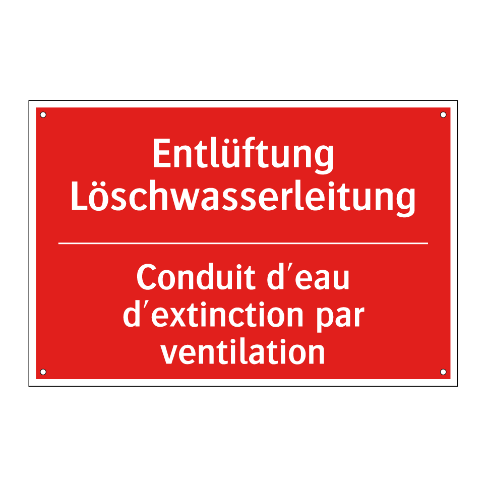 Entlüftung Löschwasserleitung - Conduit d'eau d'extinction par /.../