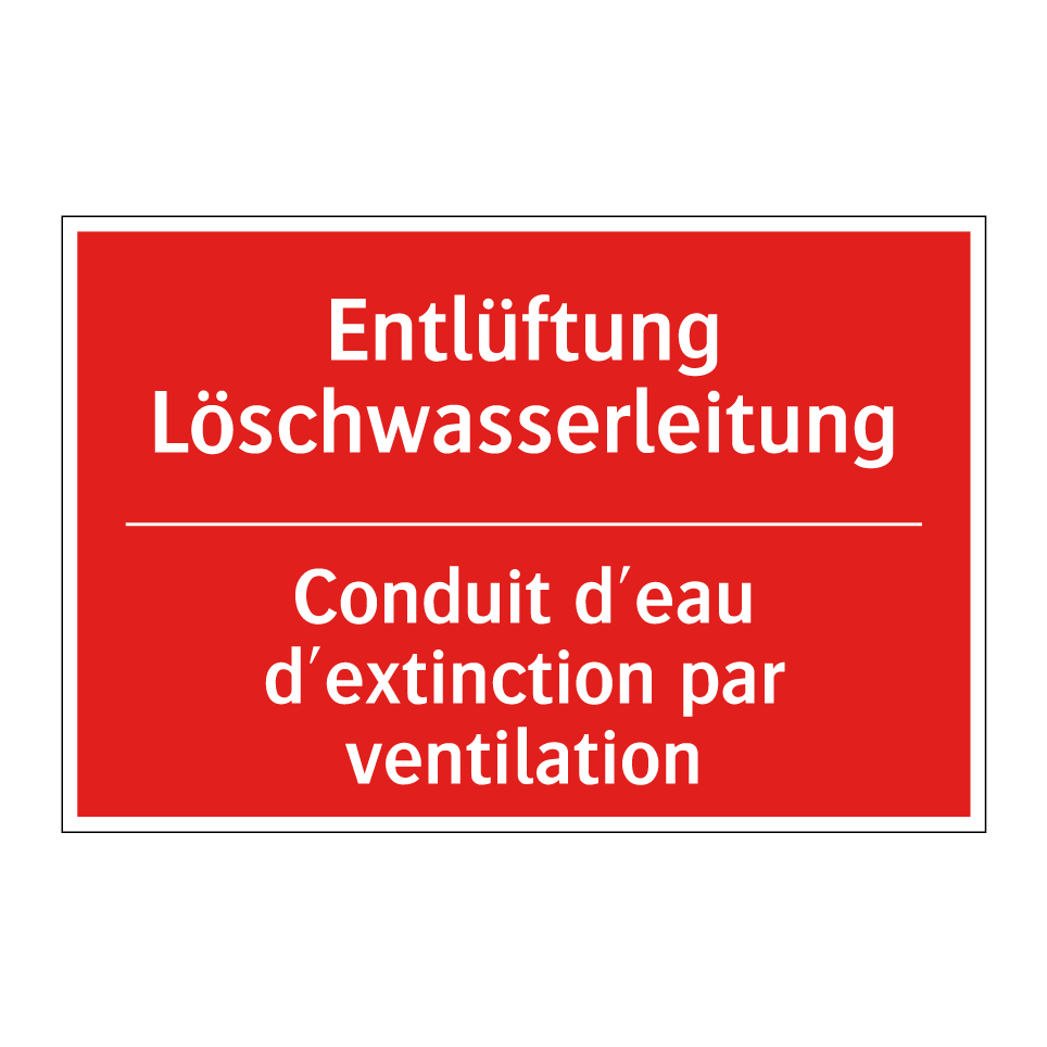 Entlüftung Löschwasserleitung - Conduit d'eau d'extinction par /.../