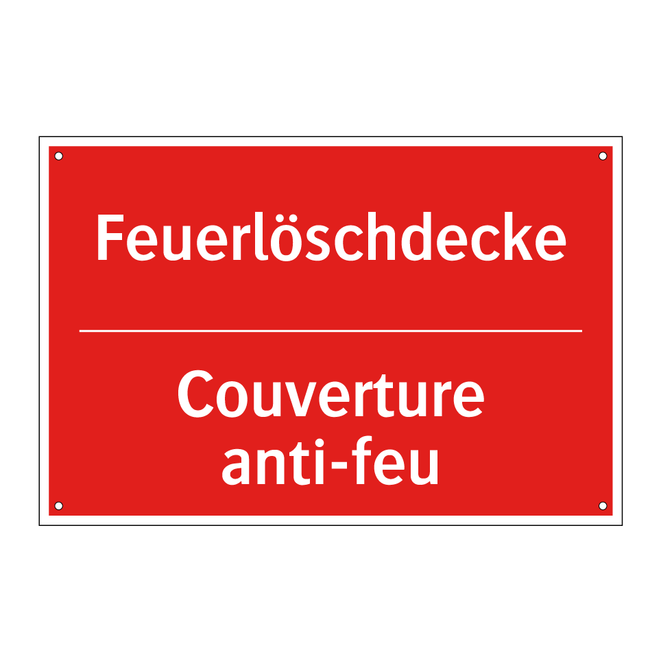 Feuerlöschdecke - Couverture anti-feu