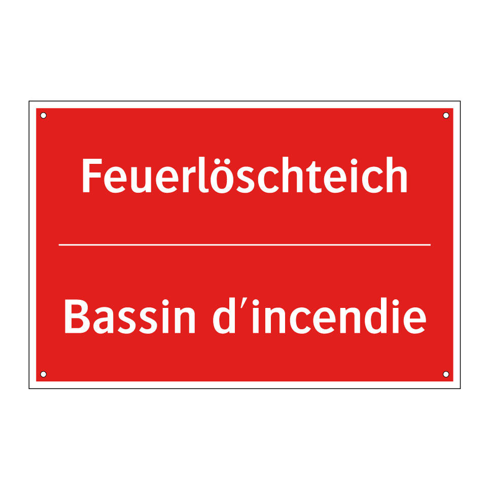 Feuerlöschteich - Bassin d'incendie