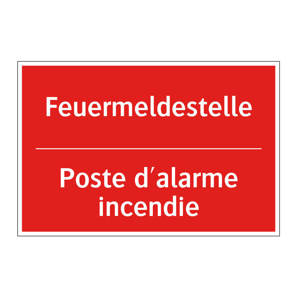 Feuermeldestelle - Poste d'alarme incendie