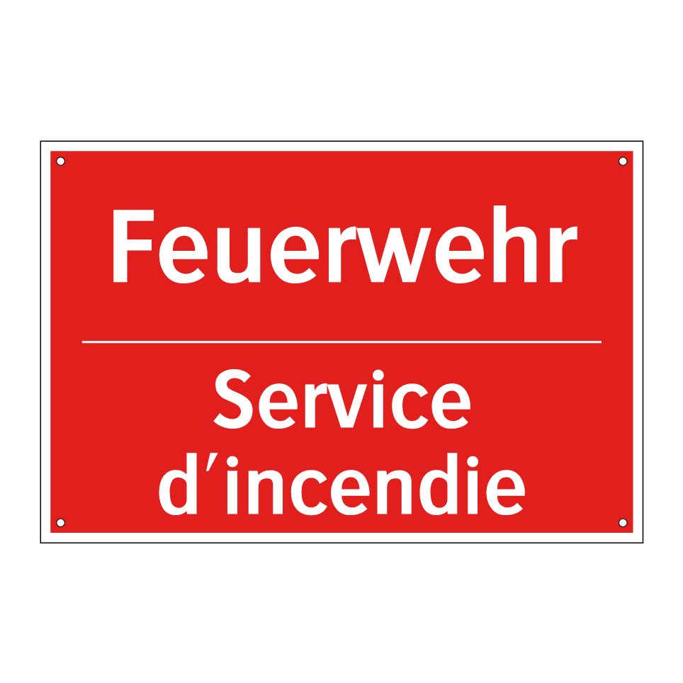 Feuerwehr - Service d'incendie
