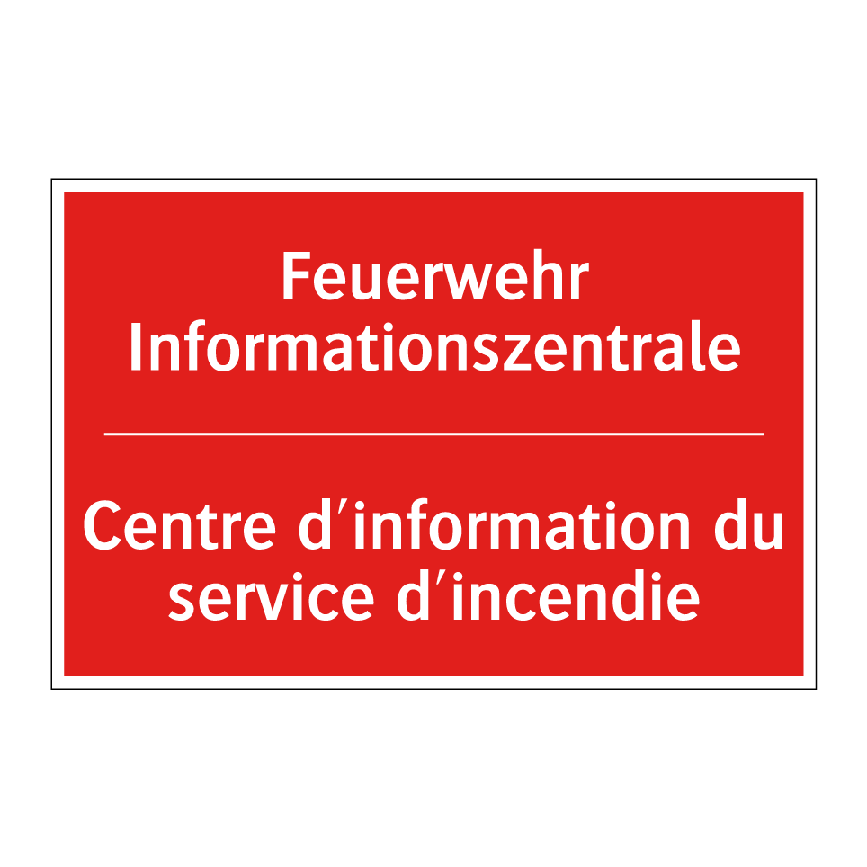 Feuerwehr Informationszentrale - Centre d'information du service /.../