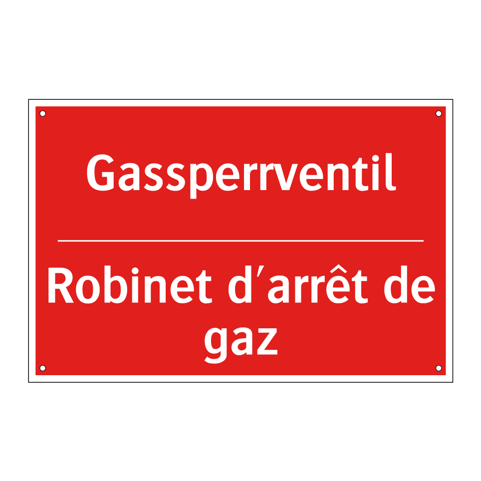 Gassperrventil - Robinet d'arrêt de gaz