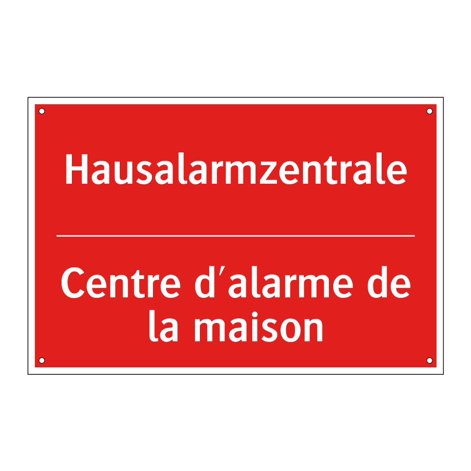 Hausalarmzentrale - Centre d'alarme de la maison