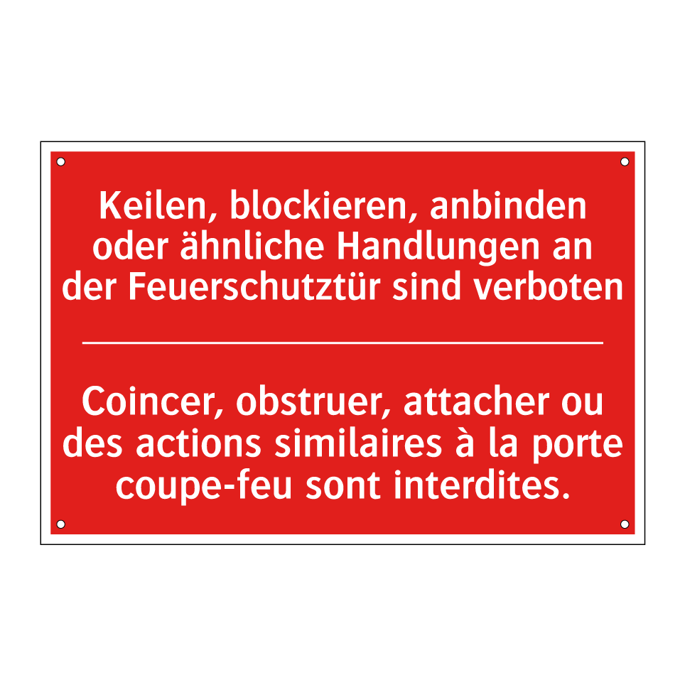 Keilen, blockieren, anbinden oder /.../ - Coincer, obstruer, attacher ou /.../