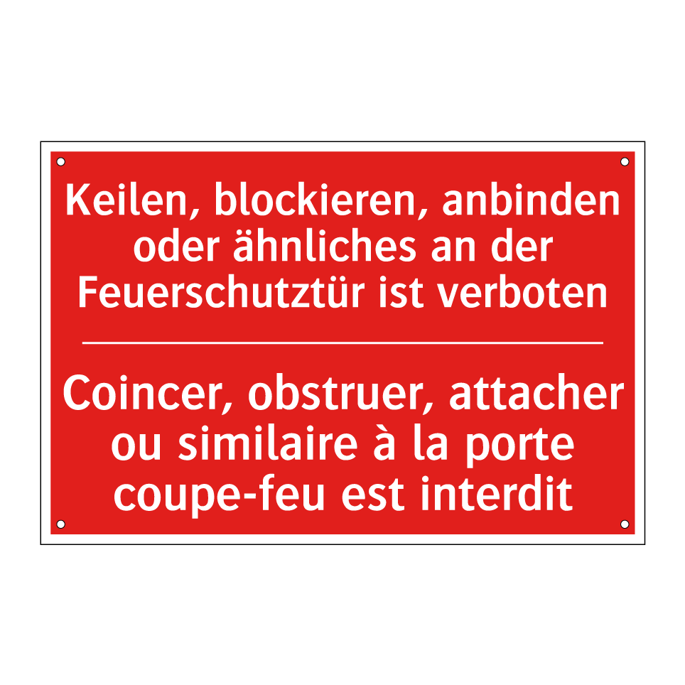 Keilen, blockieren, anbinden oder /.../ - Coincer, obstruer, attacher ou /.../
