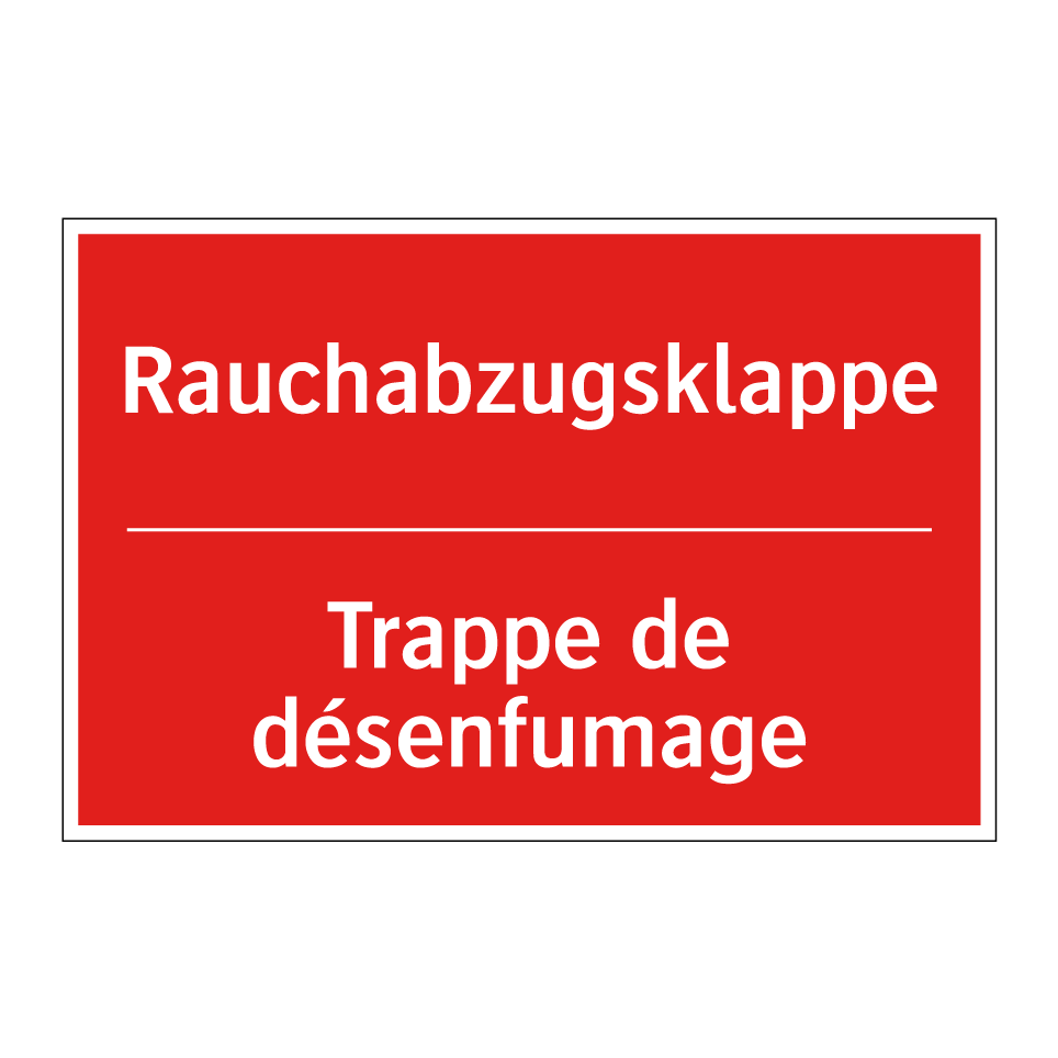 Rauchabzugsklappe - Trappe de désenfumage