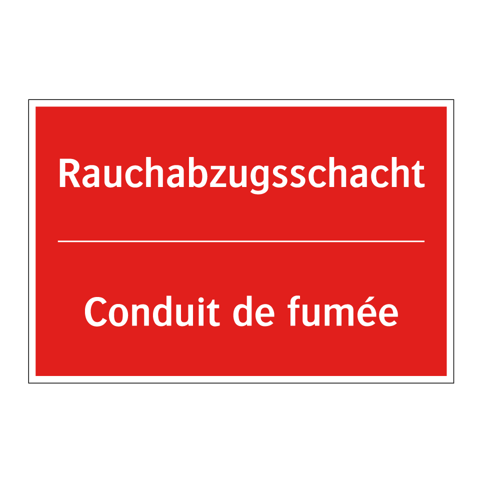 Rauchabzugsschacht - Conduit de fumée