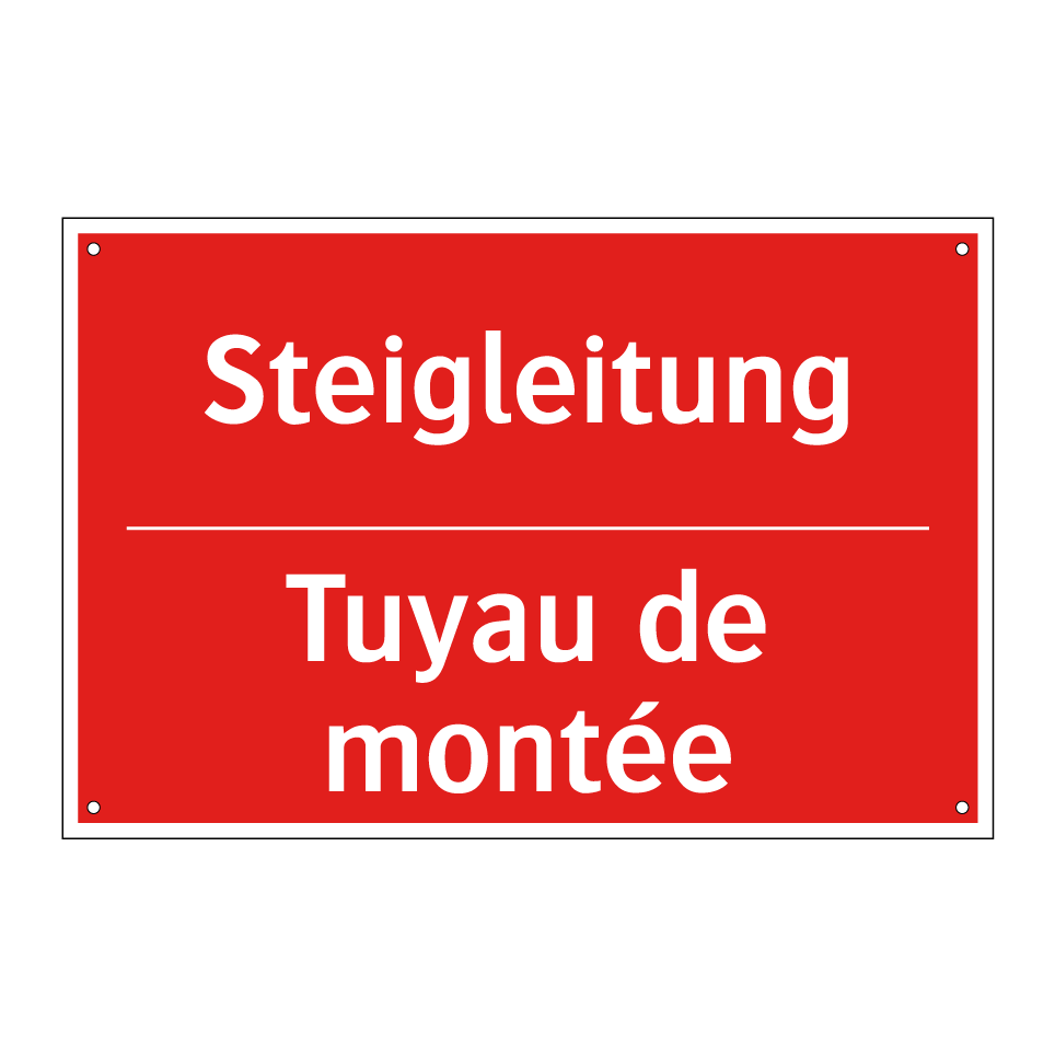 Steigleitung - Tuyau de montée