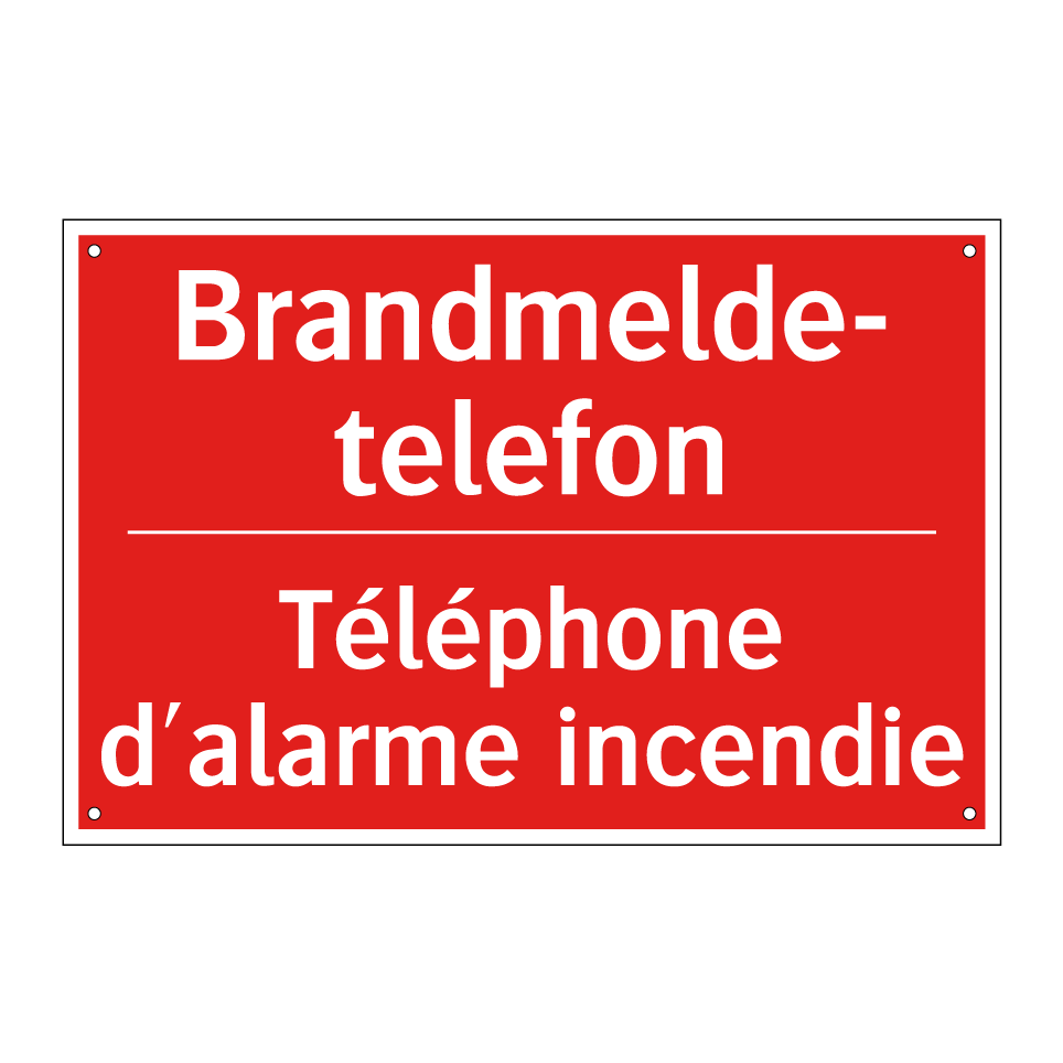 Brandmelde- telefon - Téléphone d'alarme incendie