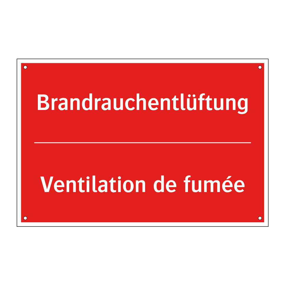 Brandrauchentlüftung - Ventilation de fumée