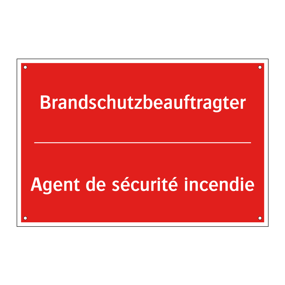 Brandschutzbeauftragter - Agent de sécurité incendie