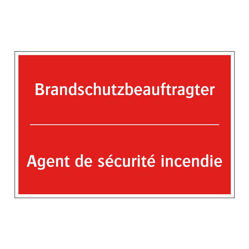 Brandschutzbeauftragter - Agent de sécurité incendie