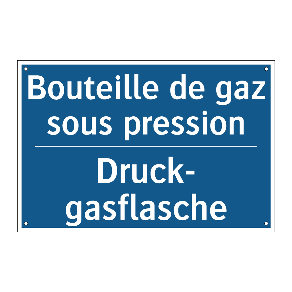 Druck- gasflasche - Bouteille de gaz sous pression