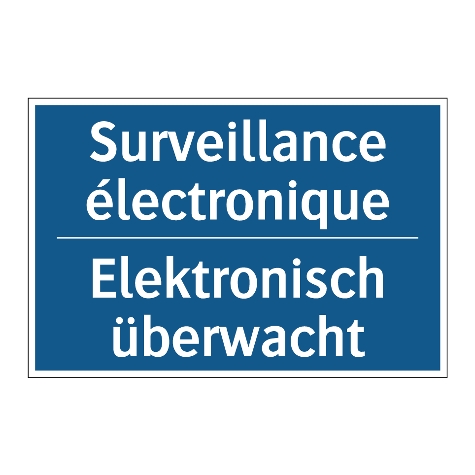 Elektronisch überwacht - Surveillance électronique