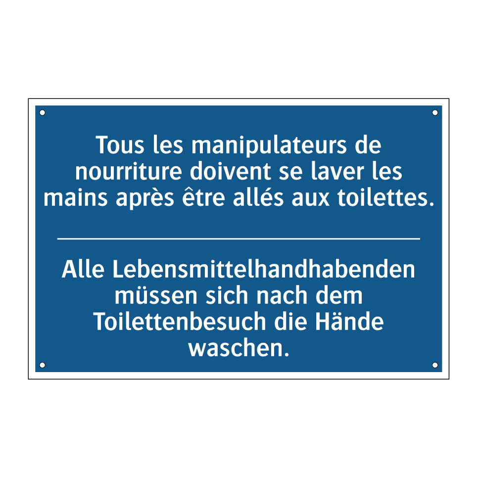 Alle Lebensmittelhandhabenden /.../ - Tous les manipulateurs de nourriture /.../