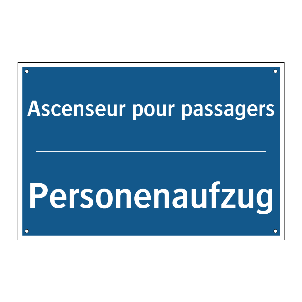 Personenaufzug - Ascenseur pour passagers