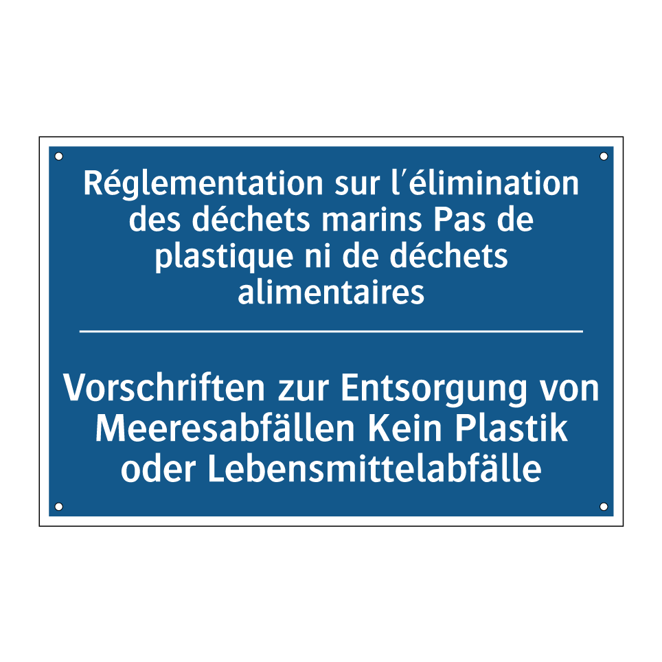 Vorschriften zur Entsorgung von /.../ - Réglementation sur l'élimination /.../