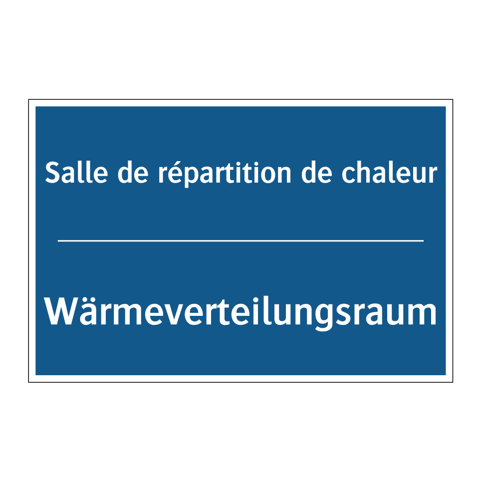 Wärmeverteilungsraum - Salle de répartition de chaleur /.../