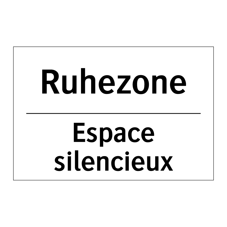 Ruhezone - Espace silencieux