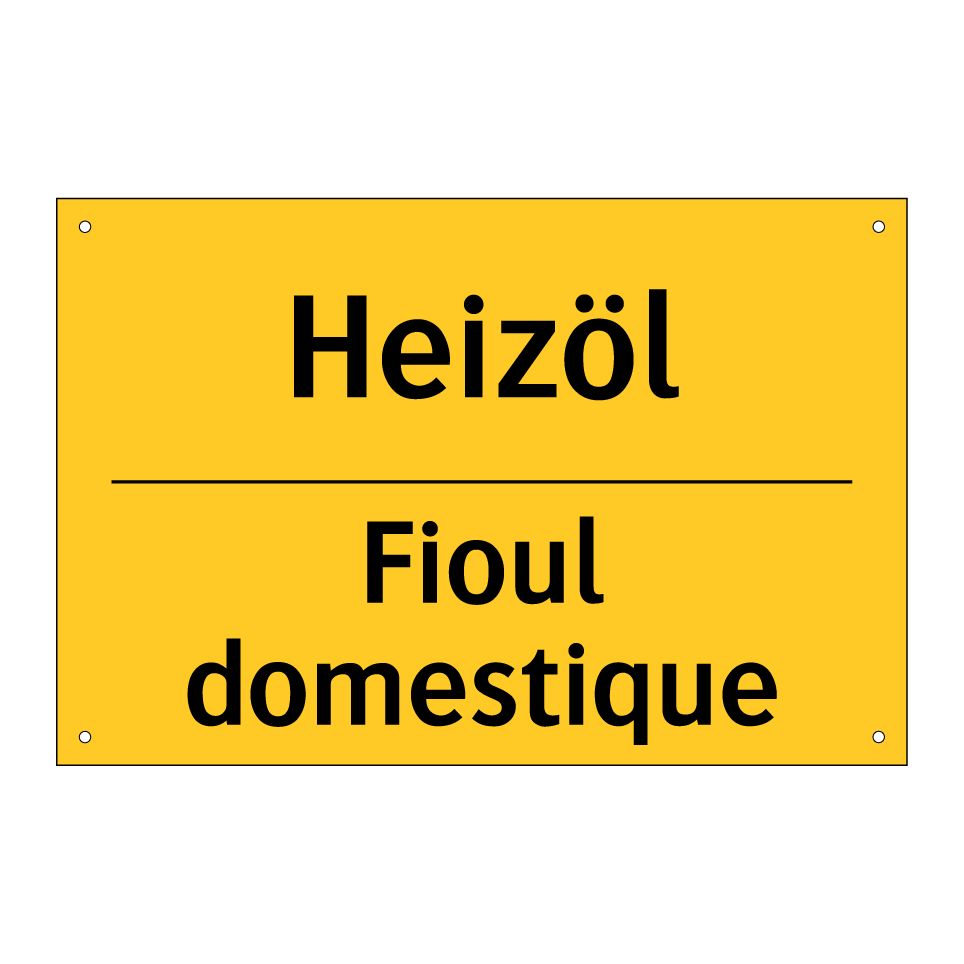 Heizöl - Fioul domestique