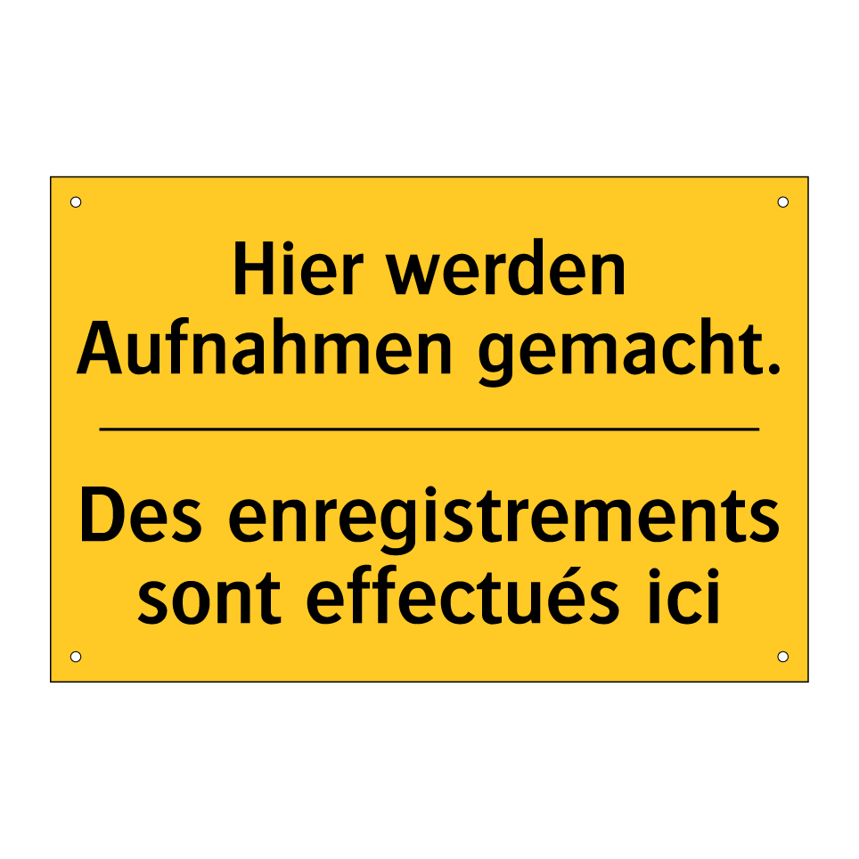 Hier werden Aufnahmen gemacht. - Des enregistrements sont effectués /.../