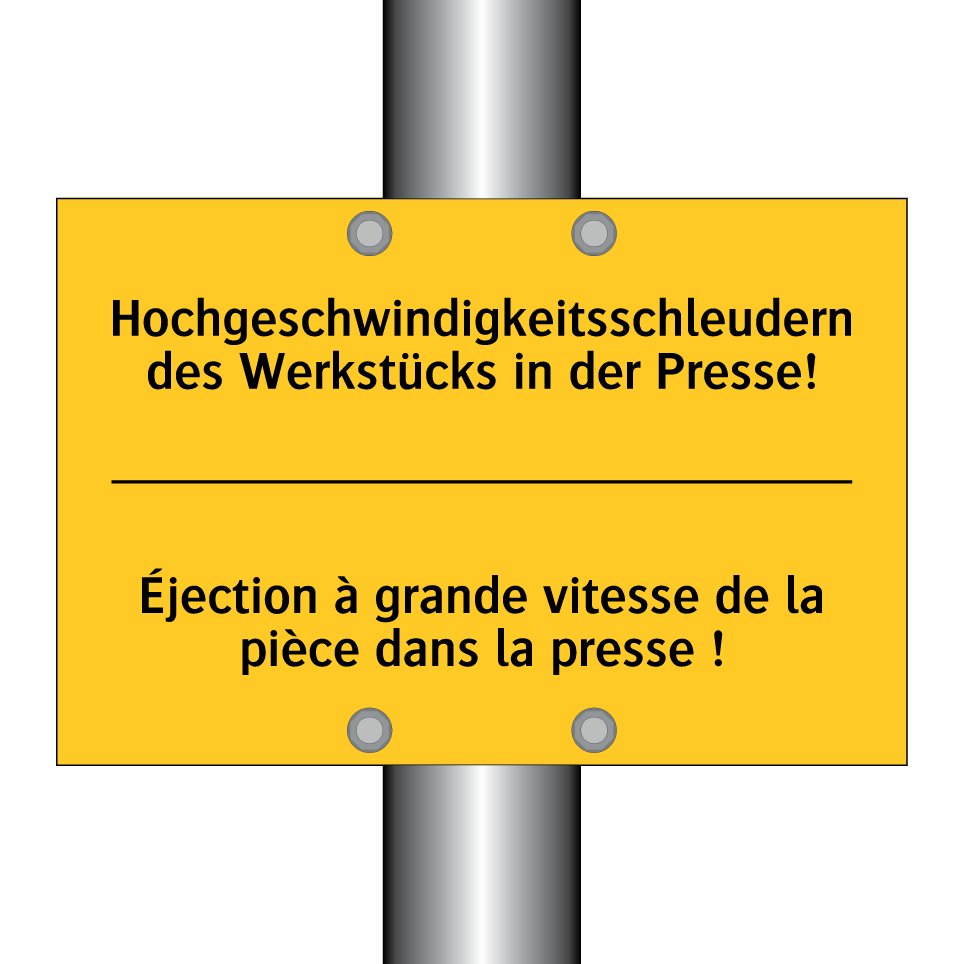 Hochgeschwindigkeitsschleudern /.../ - Éjection à grande vitesse de la /.../