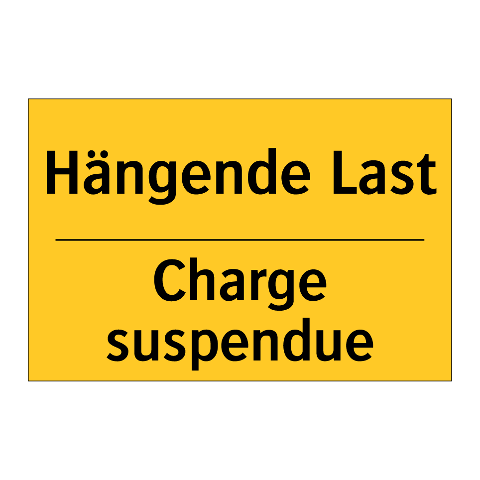Hängende Last - Charge suspendue