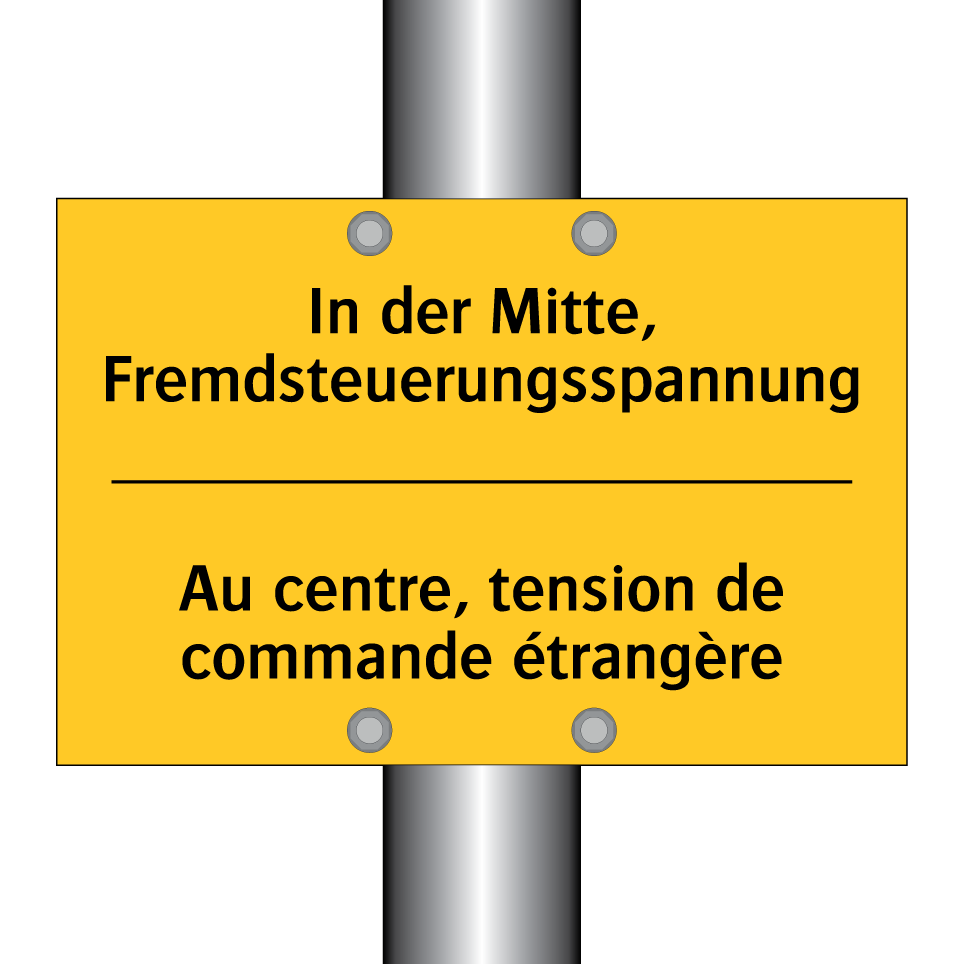 In der Mitte, Fremdsteuerungsspannung /.../ - Au centre, tension de commande /.../