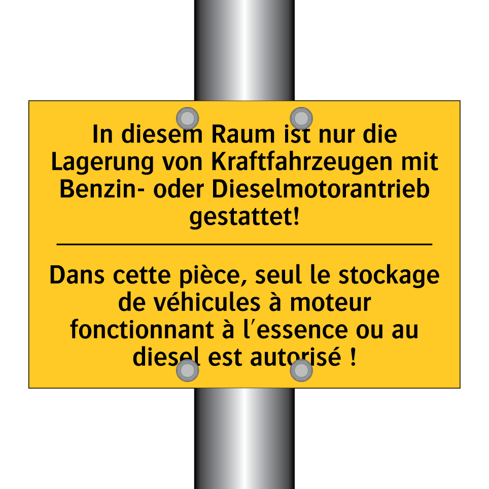 In diesem Raum ist nur die Lagerung /.../ - Dans cette pièce, seul le stockage /.../