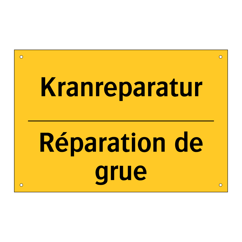 Kranreparatur - Réparation de grue