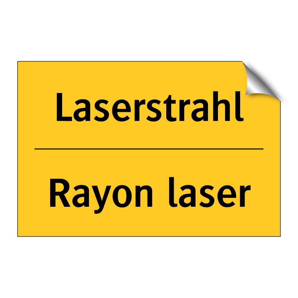 Laserstrahl - Rayon laser