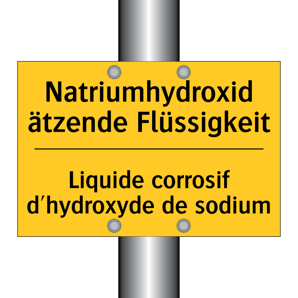 Natriumhydroxid ätzende Flüssigkeit /.../ - Liquide corrosif d'hydroxyde de /.../