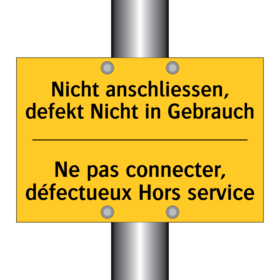 Nicht anschliessen, defekt Nicht /.../ - Ne pas connecter, défectueux Hors /.../
