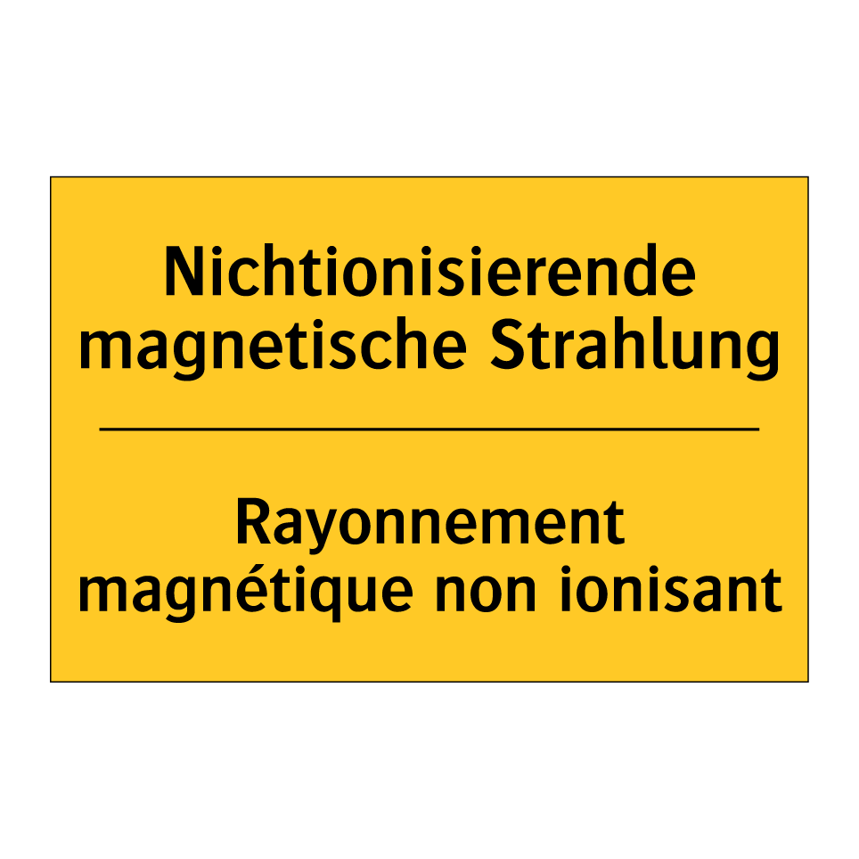 Nichtionisierende magnetische /.../ - Rayonnement magnétique non ionisant /.../