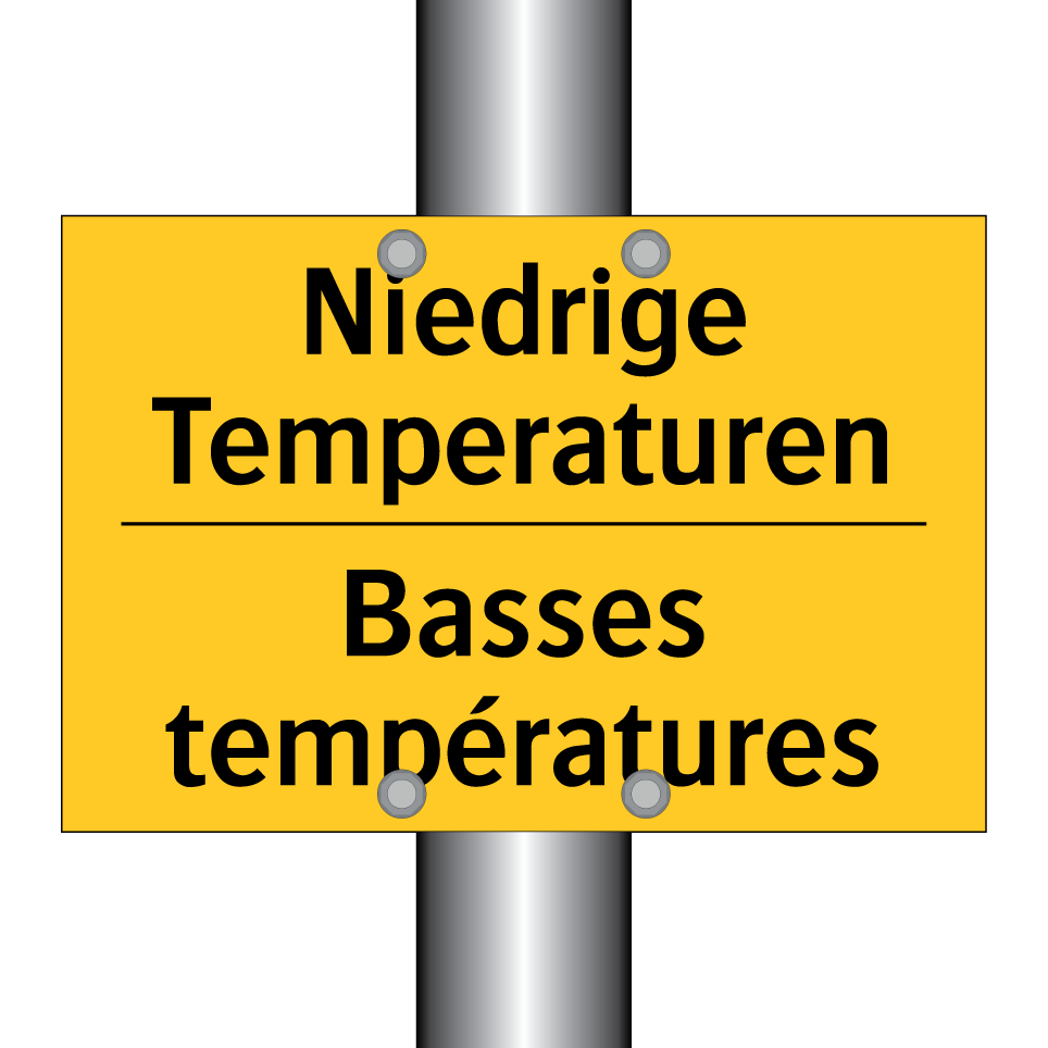 Niedrige Temperaturen - Basses températures