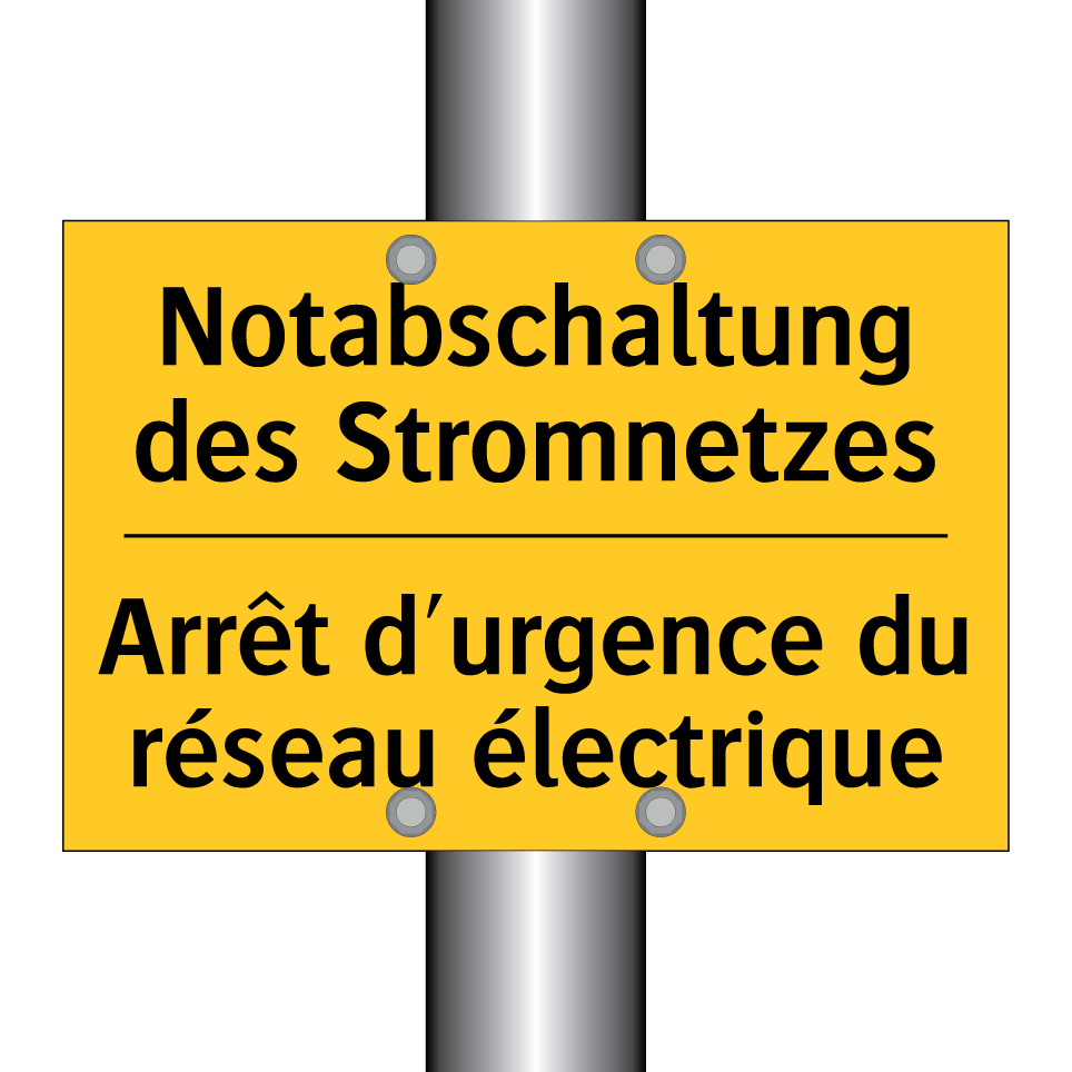 Notabschaltung des Stromnetzes - Arrêt d'urgence du réseau électrique /.../