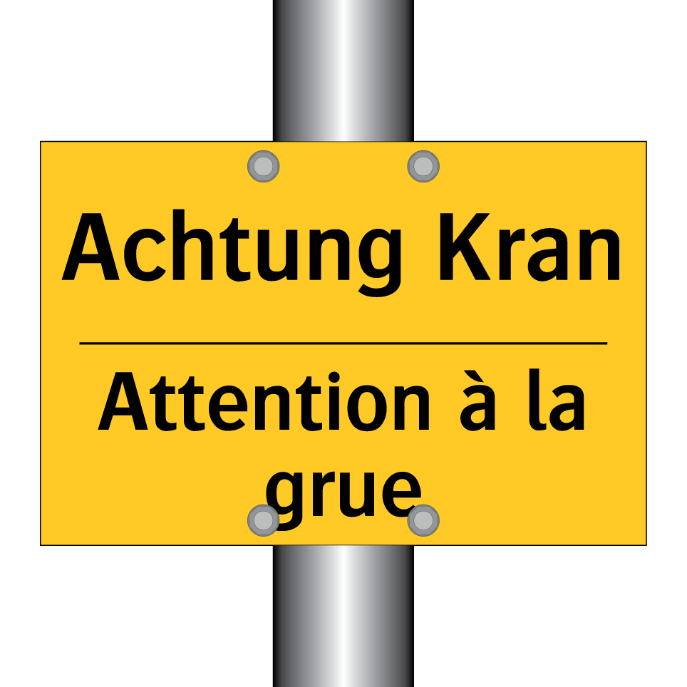 Achtung Kran - Attention à la grue