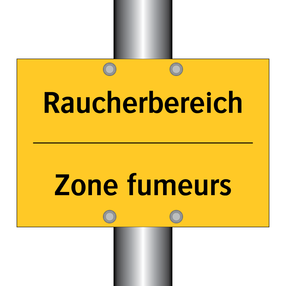 Raucherbereich - Zone fumeurs